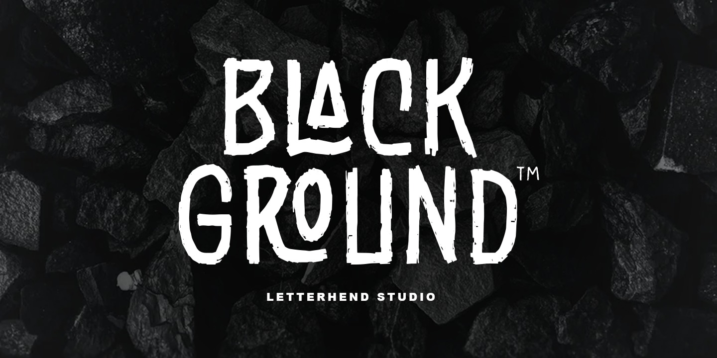 폰트 Black Ground